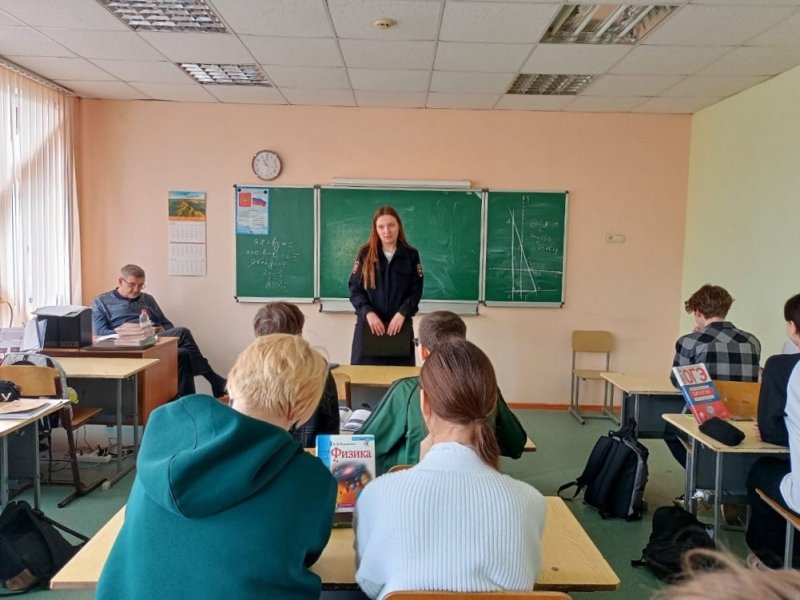Сотрудники МУ МВД России «Ногинское» провели беседы со школьниками