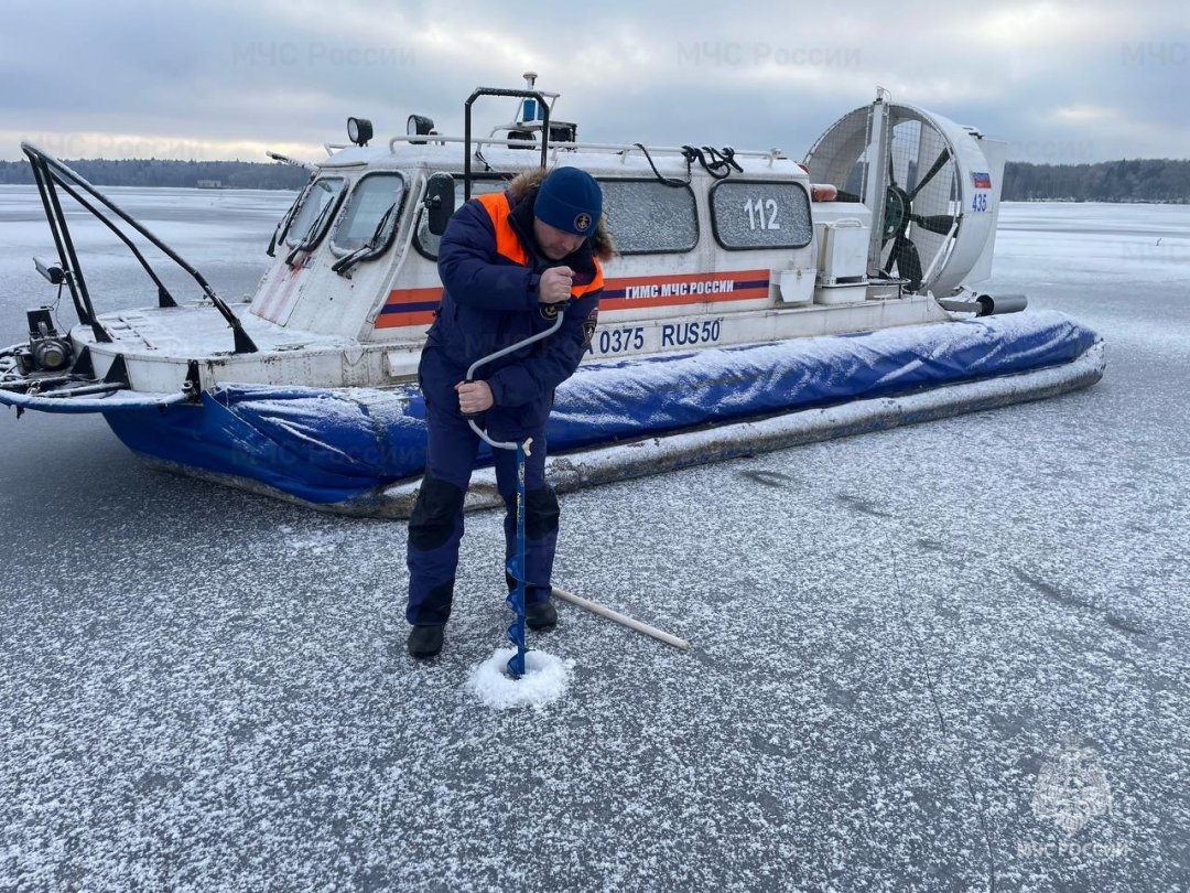 Толщина льда на водоемах Подмосковья варьируется от 0 до 29 сантиметров